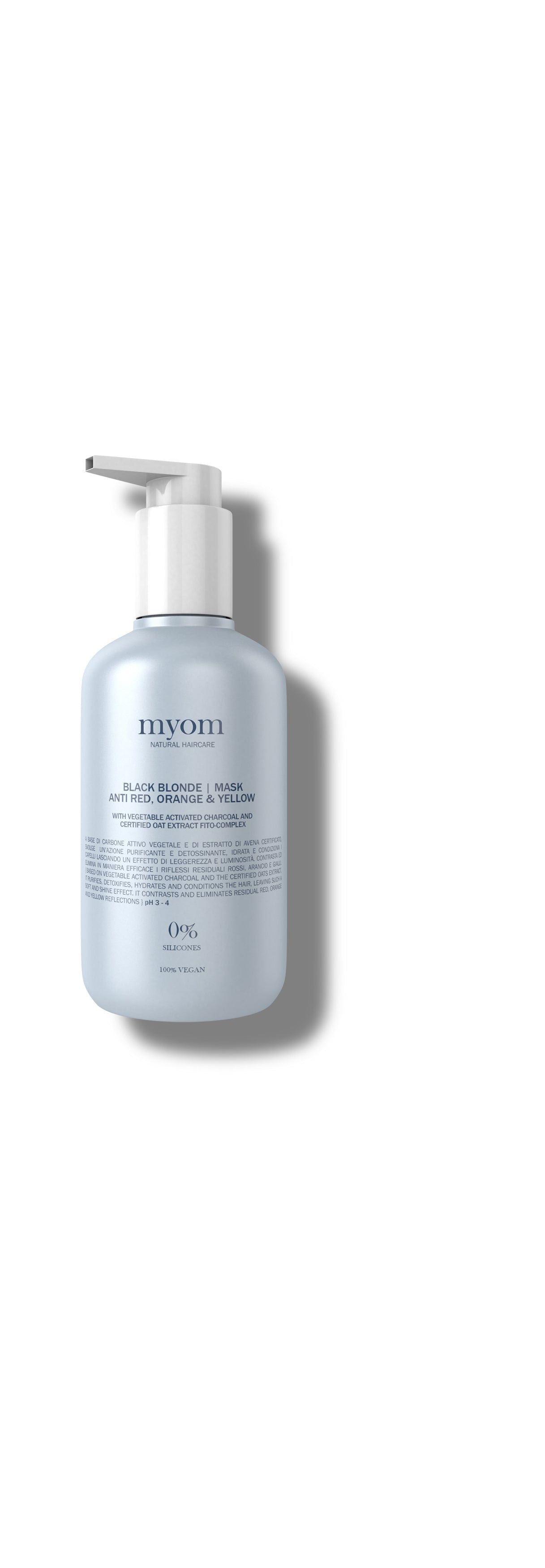 Myom - Black Blonde No Red, Orange & Yellow Mask