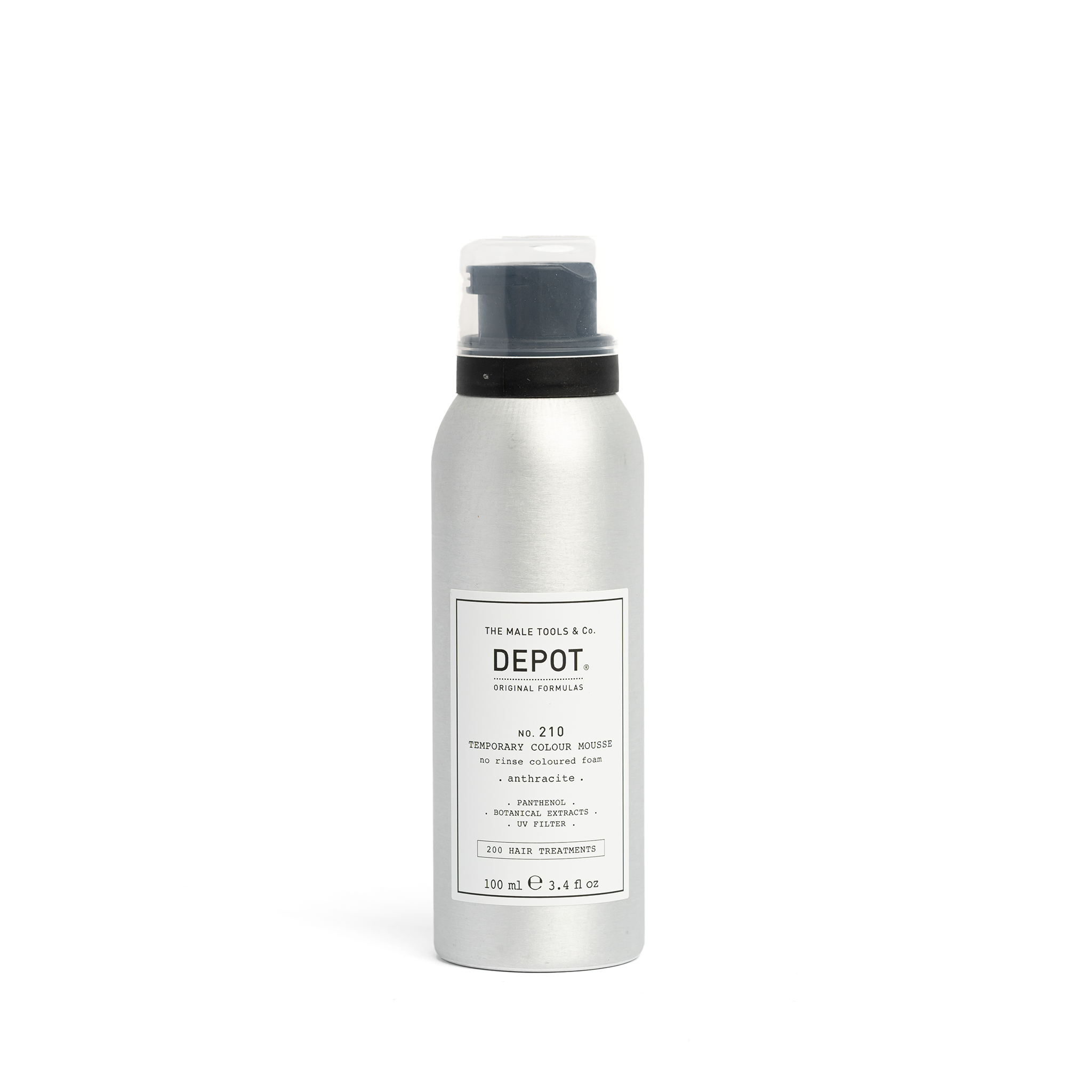 Depot - 210 Temporary Colour Mousse Antracite 100ml